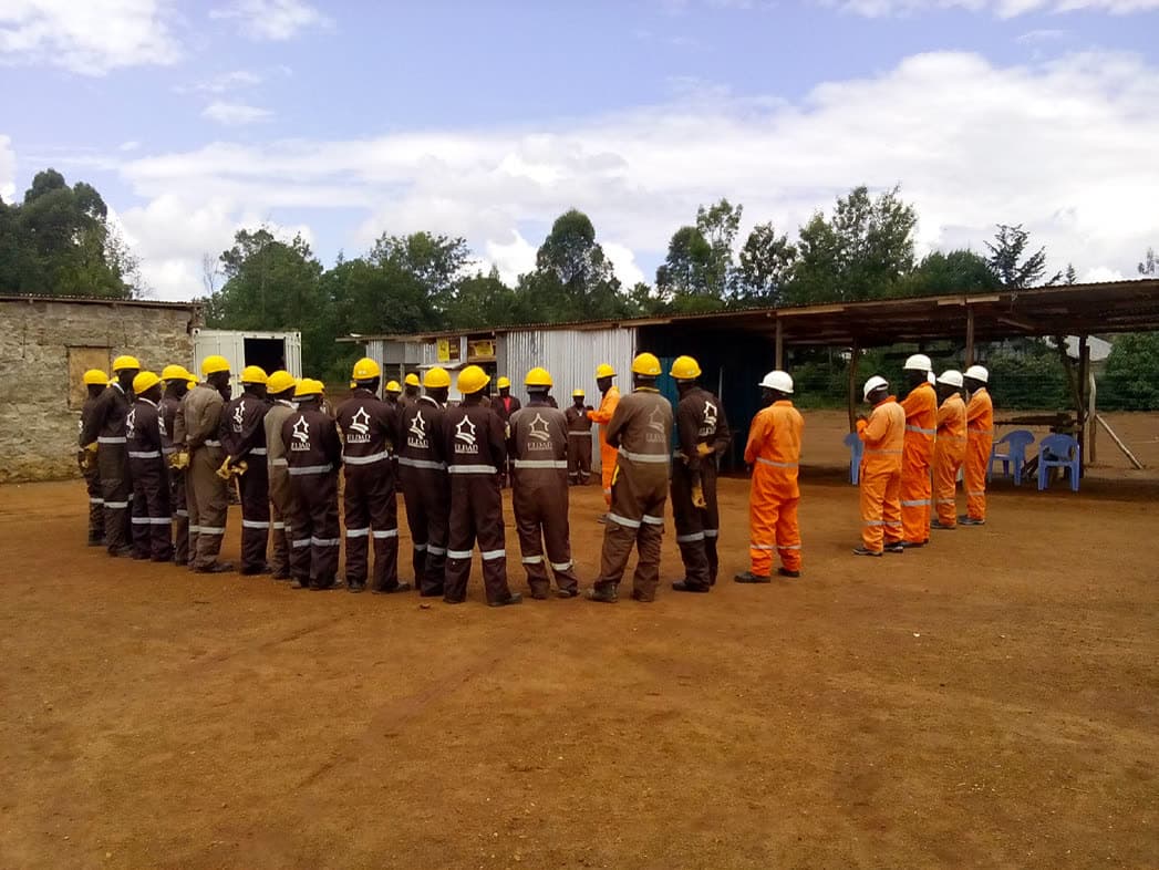 Bricks N Builders team on site